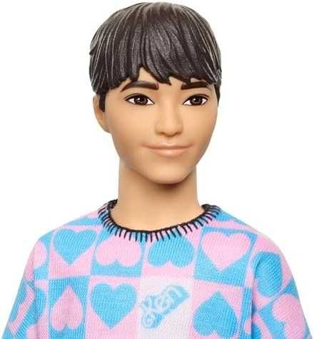 Нова кукла Barbie Ken Fashionistas #219 - Стилен Кен с Цветна Риза