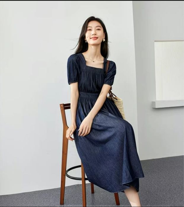 Джинсовое платье женское