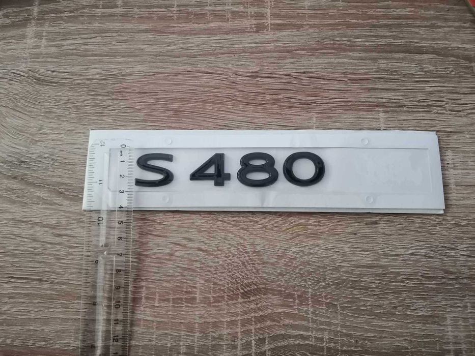 черен надпис нов стил Mercedes Benz S 480 W223