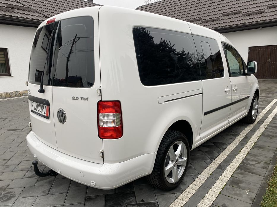 VW Caddy ~Maxi 2,0 Tdi~140~CP~ BMM~ 7 Locuri- ‼️2 usi la Spate