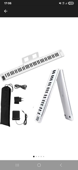 Pian electronic portabil inteligent, 88 clape