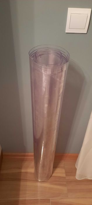 Безцветна  Силиконова покривка за маса, шкаф. 100х90