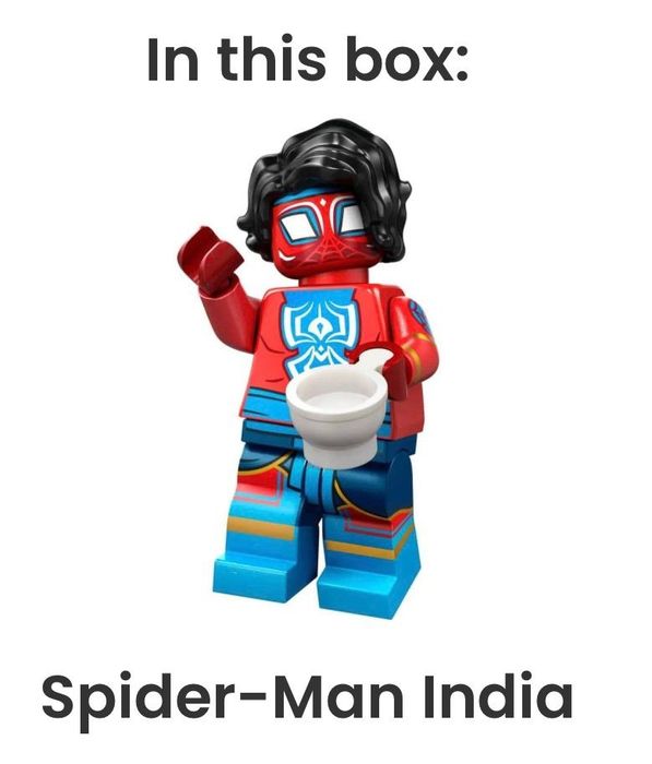 LEGO minifigurina  Spiderman across the Spiderverse  Spider-Man India