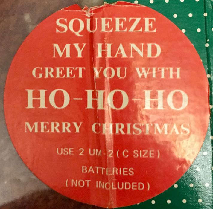 Mos Craciun - Papusa vintage de decor