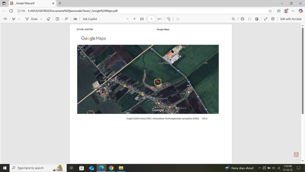 Vand teren extravilan, sat Ghighiu.