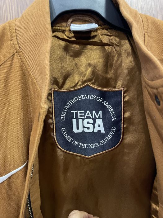 Nike USA Olympic Games Destroyer Leather Podium Jacket Jordan Яке NBA