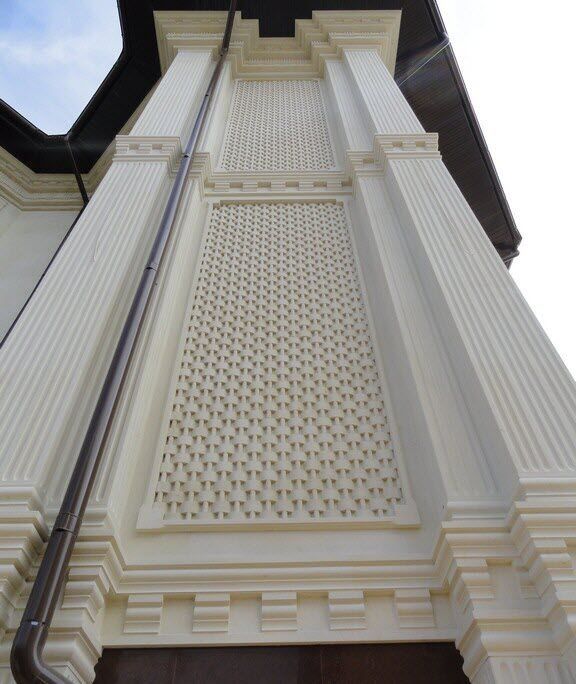 Гипс лепка декор 3д карниз коллона рамка фасад обналичка fasad