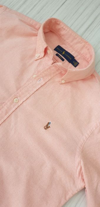 POLO Ralph Lauren Pique Cotton Slim Fit / M НОВО! ОРИГИНАЛ! Мъжка Риза