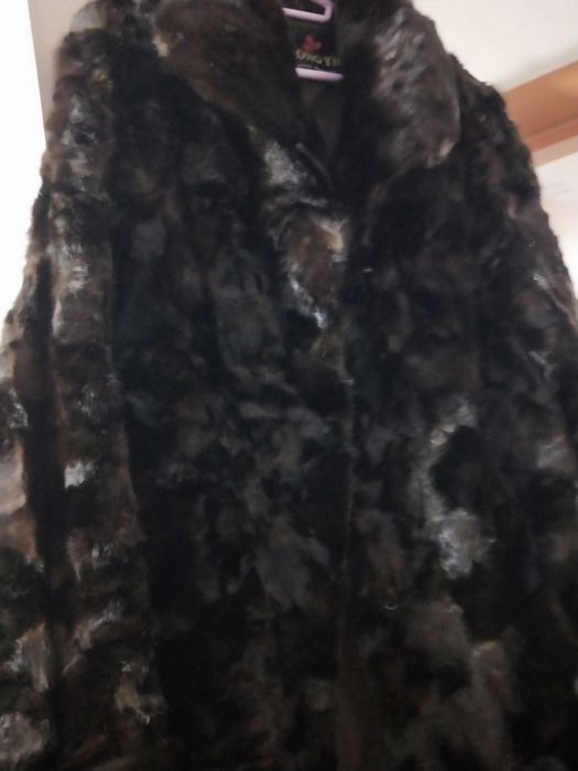 Норковая шуба длинная