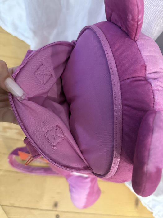 Ghiozdan spreyground urs , roz , nou