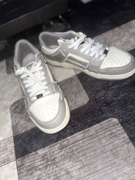 Amiri skeleton low grey and white