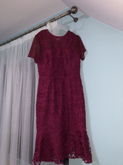 Rochie dama cul burgundy