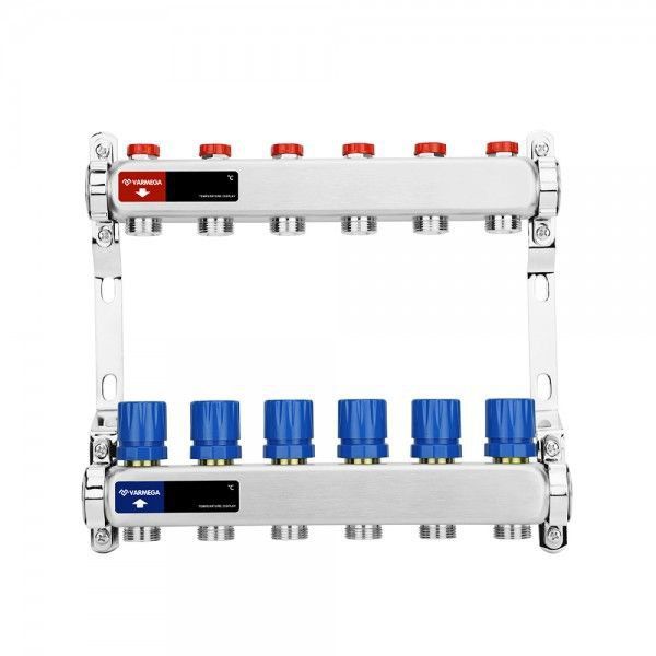 Коллектор тёплого пола на 6 выходов