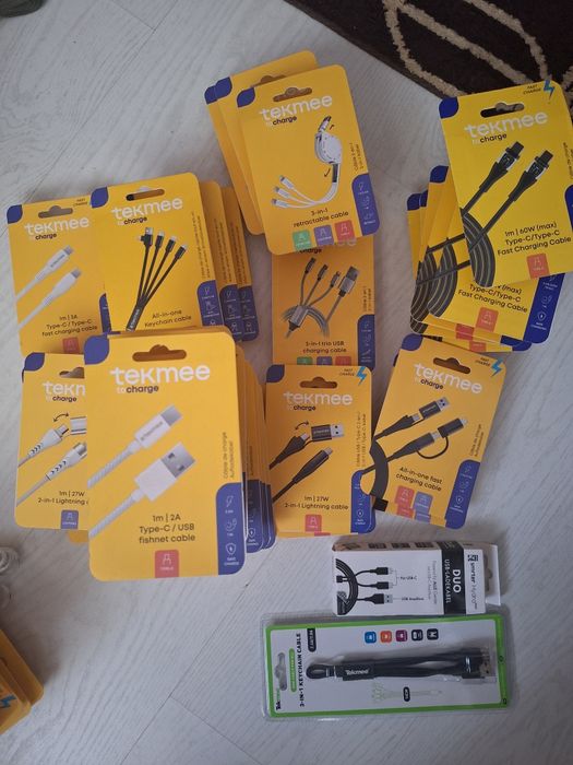 Pachet două bucăți Cabluri încărcare telefon diverse modele