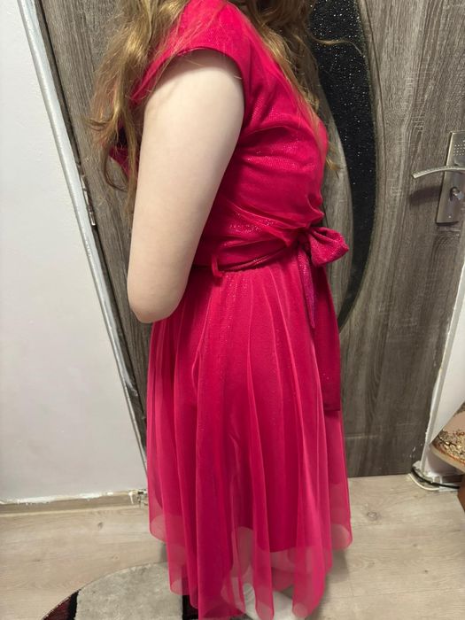 Rochie vișinie purtata de 2 ori
