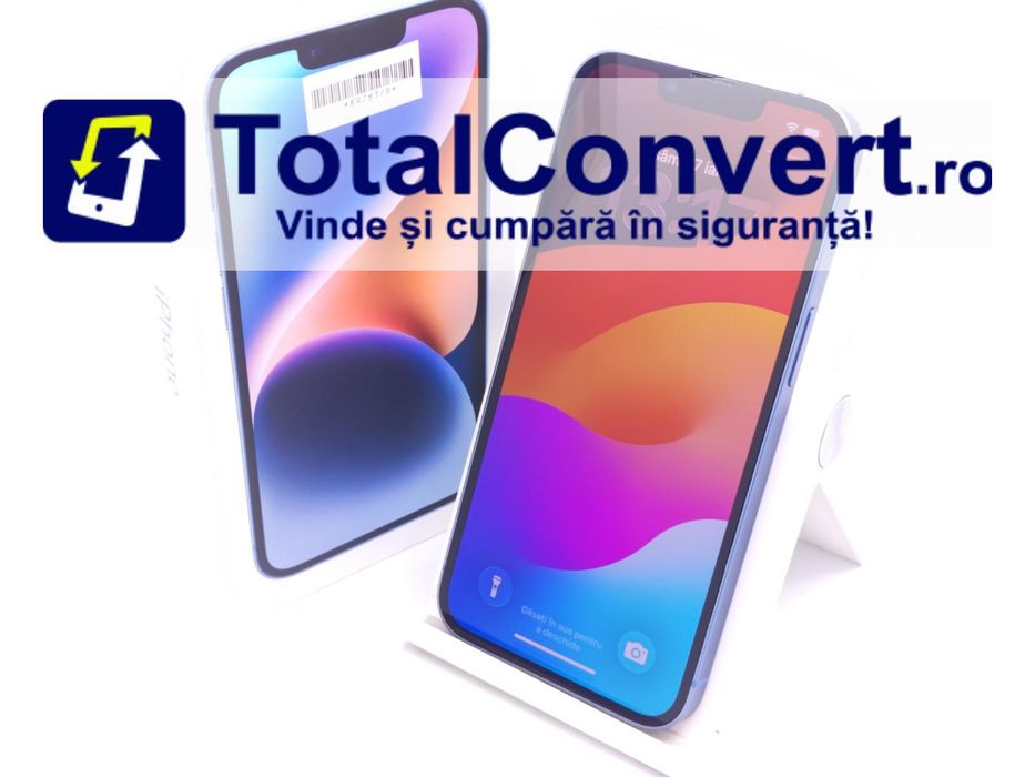 Apple iPhone 14 128GB blue 6GB Single SIM, Garantie 24 luni | #D89783