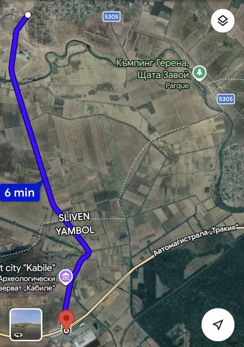 7000кв на 6км до магистрала тракия