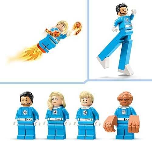 Ново Лего LEGO 76316 Fantastic Four с Галактус и 4 минифигурки Marvel