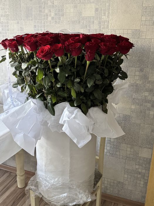 Кызыл роза Новый 101 штук