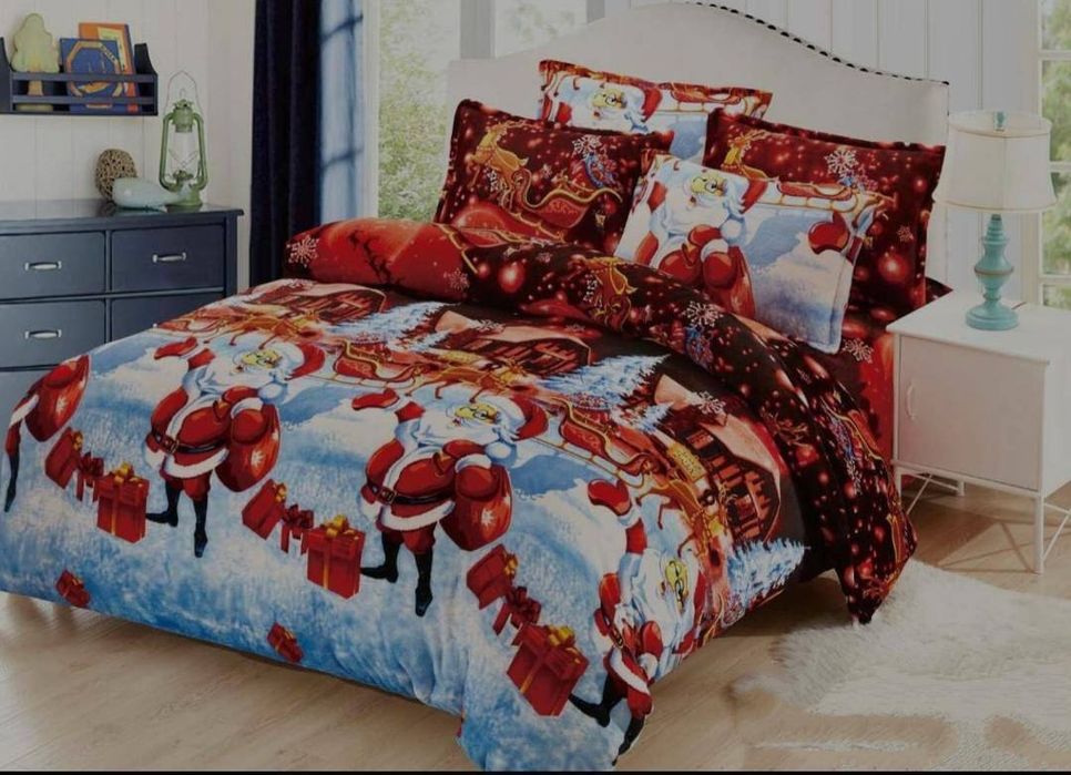 Lenjeri cocolino cu tematică de Crăciun