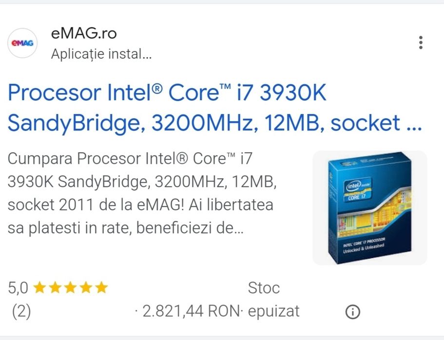 Procesor Intel i7-3930K