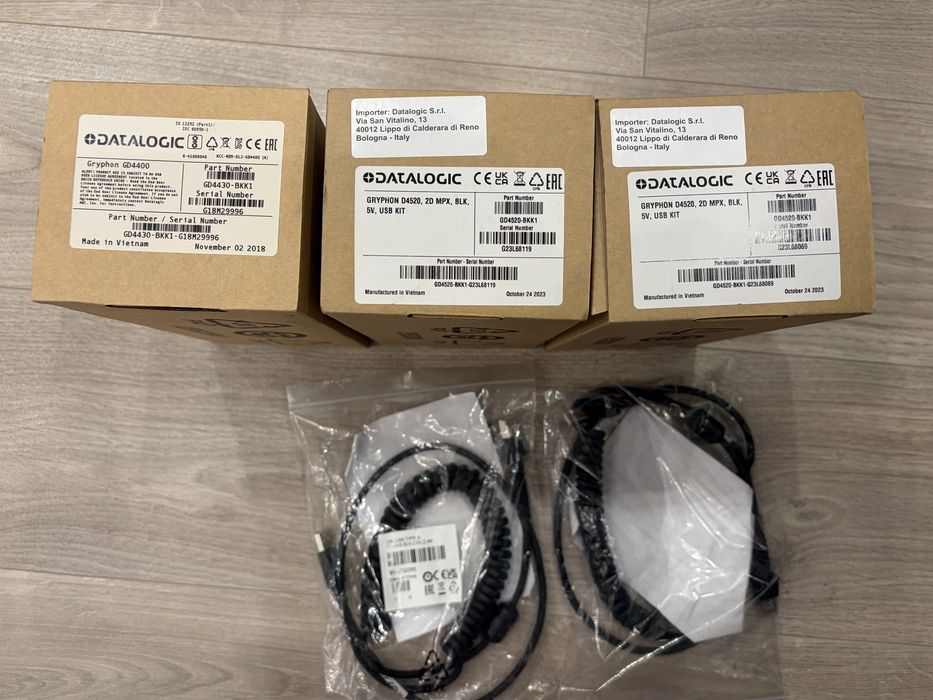 Cititor coduri de bare 2D Datalogic Gryphon GD4520 USB - Nou în cutie