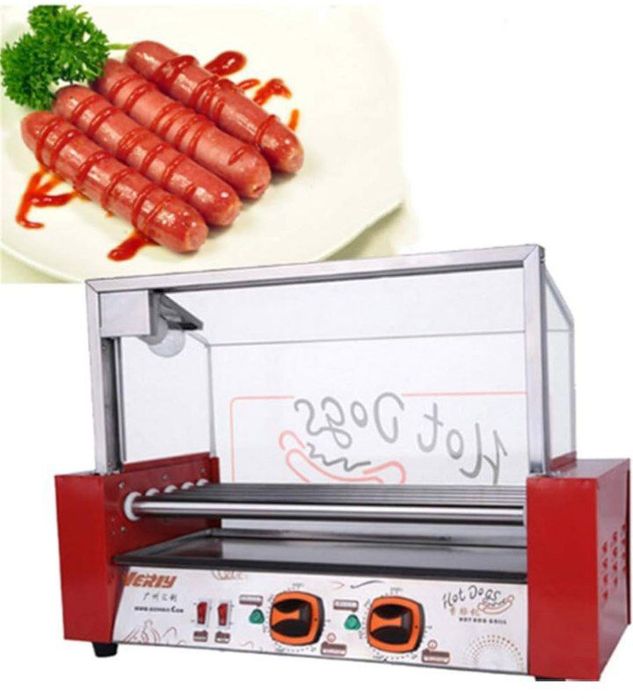 Сосиска нагрева хотдок sosiska aparat sasiska pishiradigan pech