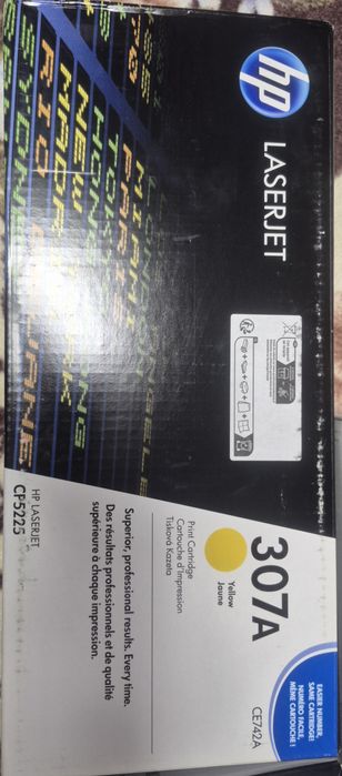 Toner original HP 307A (CE742A)
