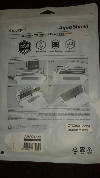 Продавам Spigen непромокаема чанта за смартфон за кръст.