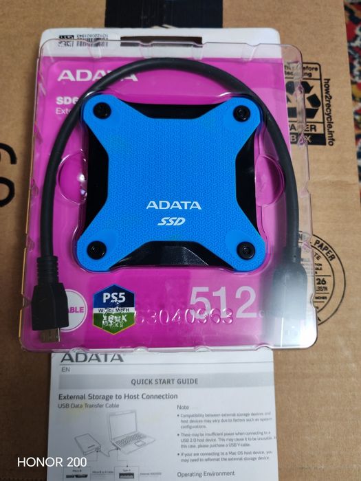 Adata SD620 512gb portable ssd