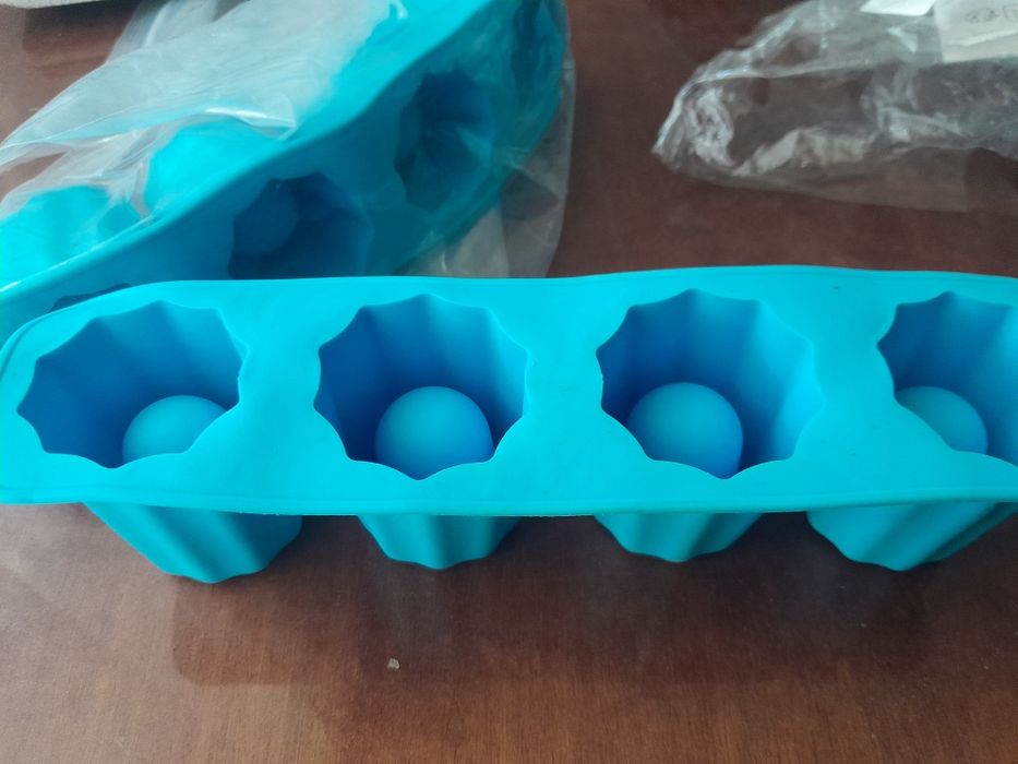 Форма, ледяные рюмки, лед