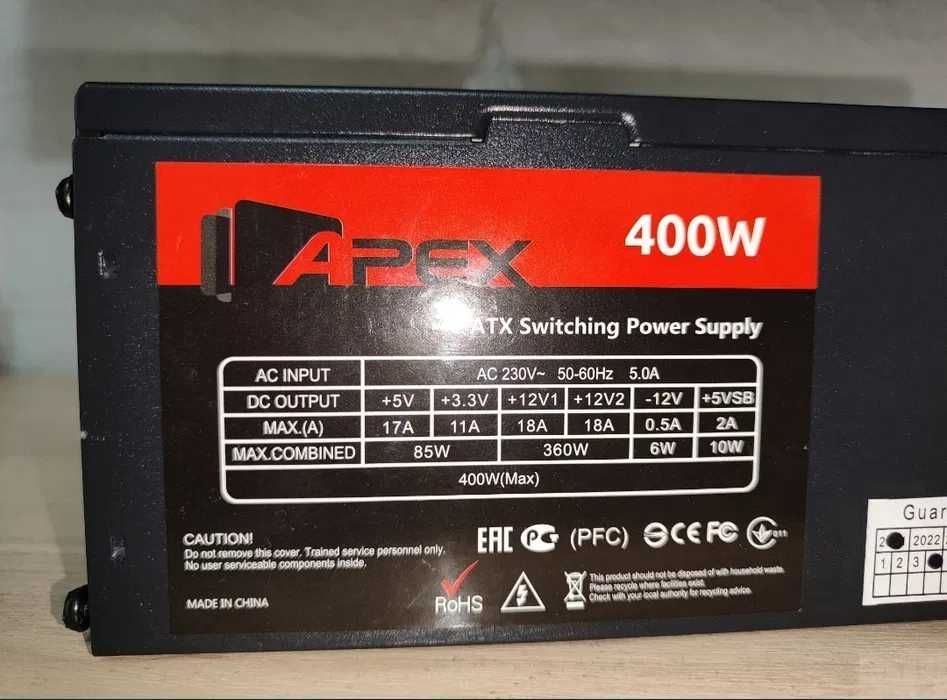 Блок питания Apex 400W