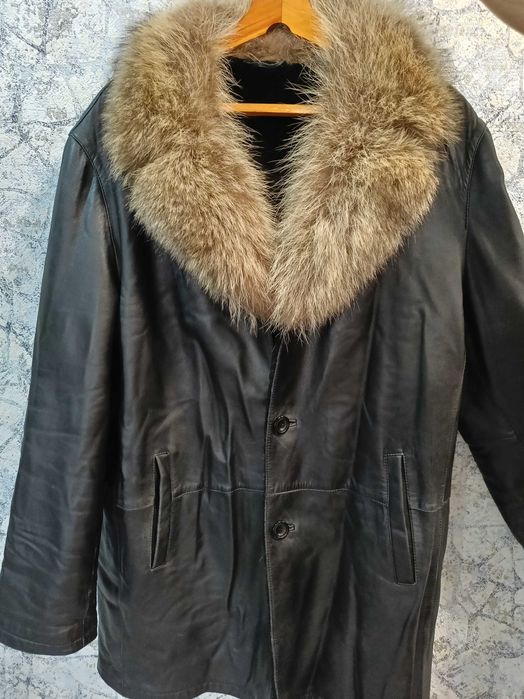 Дубленка на цигейки мужская