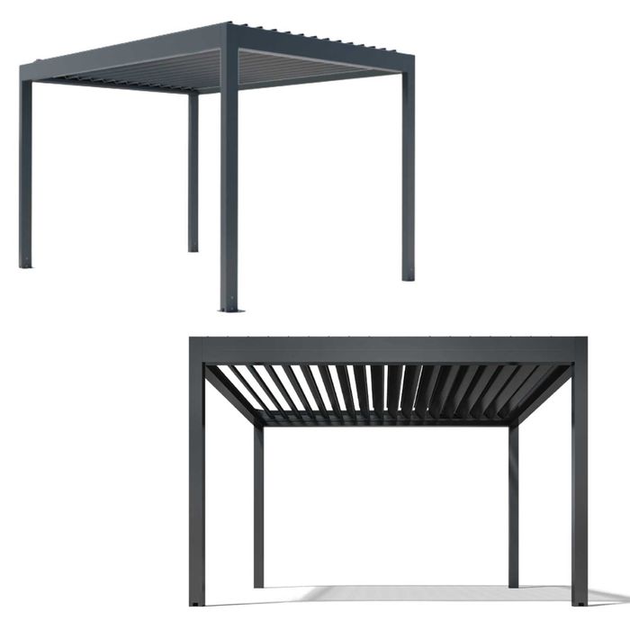 Bioroof naves pergola tent Биоклиматическая пергола биоклиматика навес