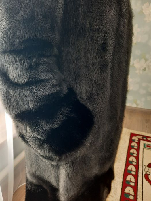 Норковая цельная шуба