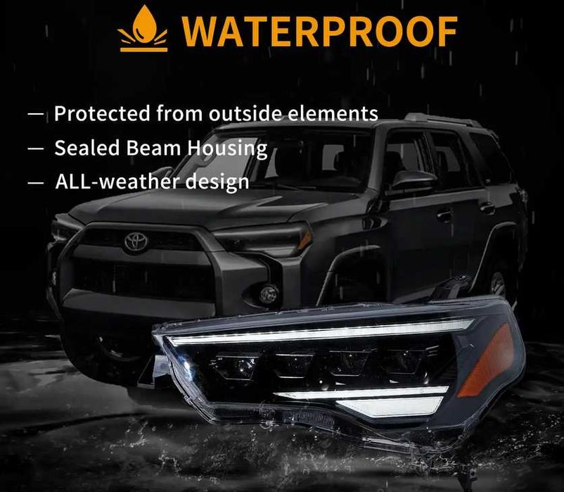 Комплект фарове  14-24 Toyota 4Runner Dynamic  Breathe/Welcome