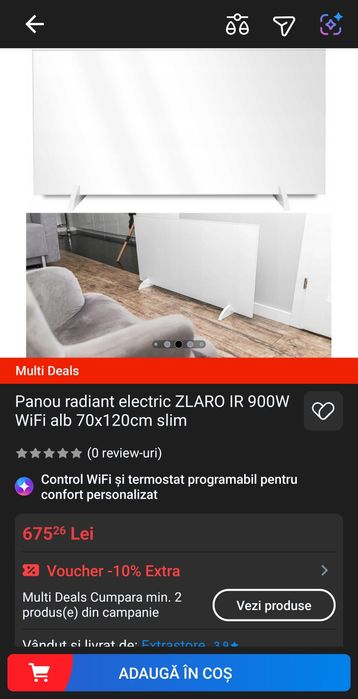 Panouri radiante 900W.