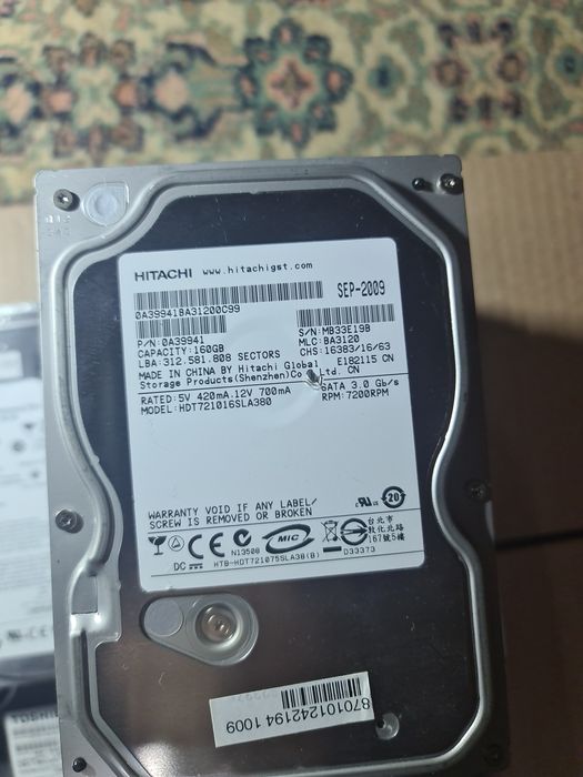 Hard Diskuri 500gb , 250gb, 160gb