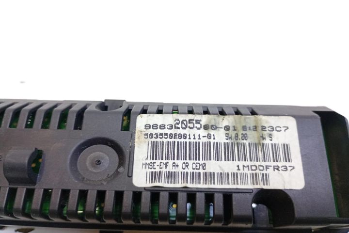 Display bord 9663205580 Peugeot 207 prima generatie