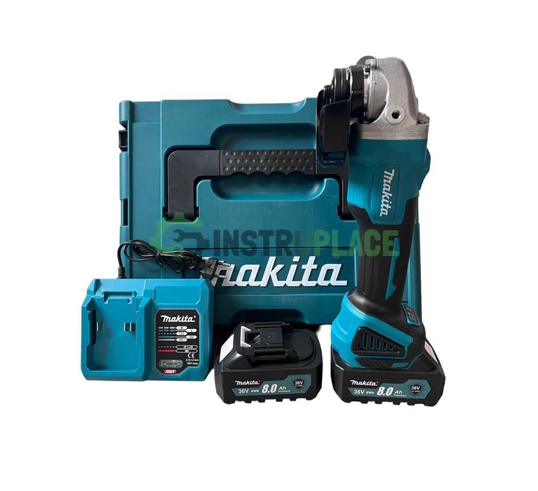 Акумулаторен ъглошлайф MAKITA 36V с 2 батерии 8.0Ah МАКИТА ФЛЕКС