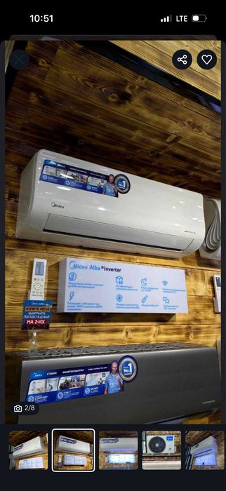 Кондиционер Midea ALBA-7 9 12 в  Ташкенте