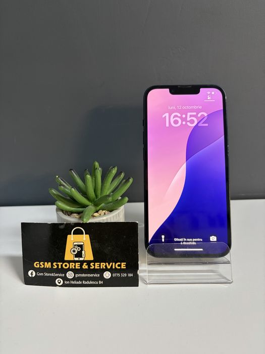 Iphone 14 Midnight Blue 128Gb 2 Ani Garantie Gsm Store&Service
