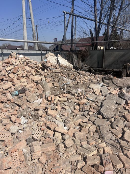 Кирпич красный б/у