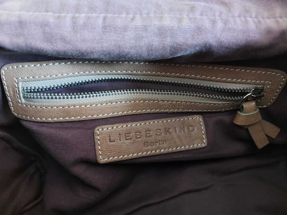 Кожена чанта в цвят коняк/кафяво от Liebeskind Berlin + dust bag