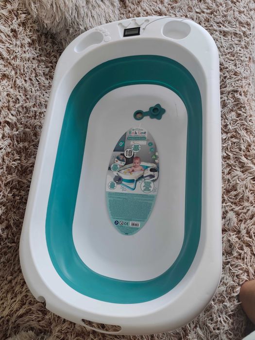 Cădiță bebe cu termometru ,nouă