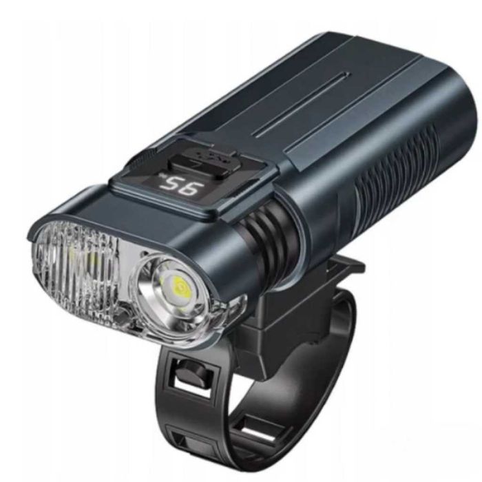 ФарМощен Led фар за велосипед и фенер 2в1