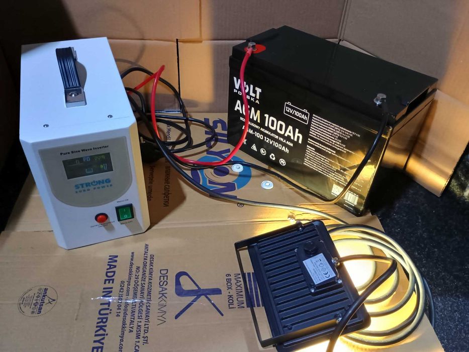 Sursa/redresor/invertor/Ups 12v -500w si acumulator agm 100 A