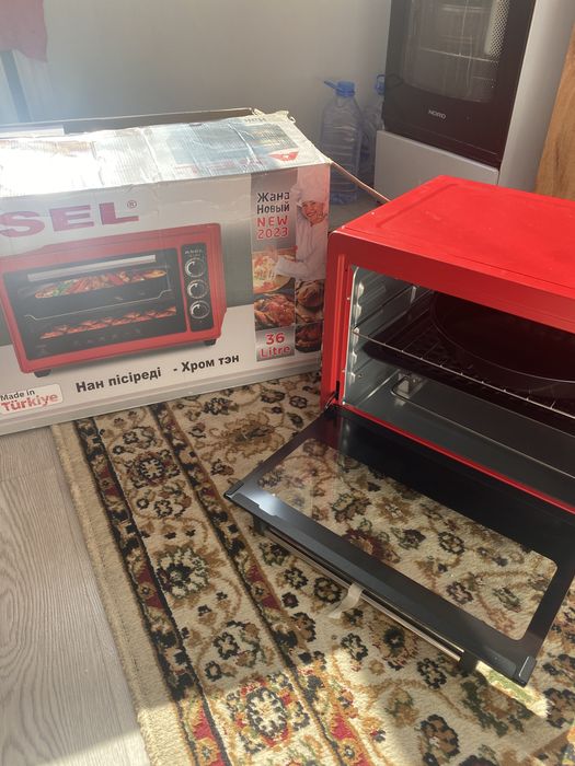 Настольная электропечь ASEL 36I красный