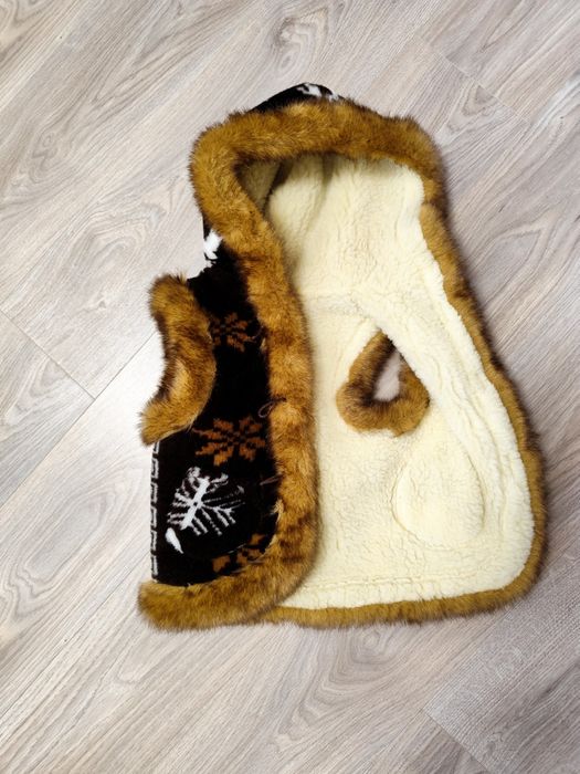Vestă lână traditionala copii
