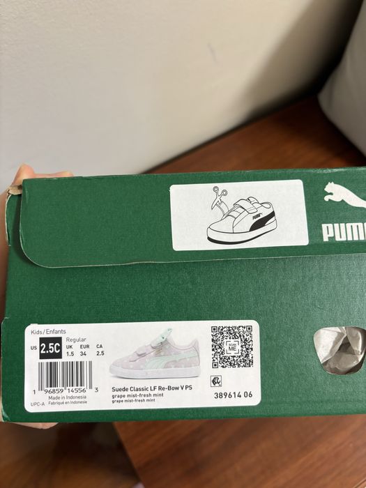 Кеды детские PUMA Suede Classic Re-Bow